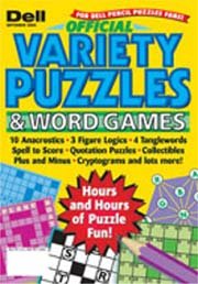 OFFICIAL VARIETY PUZZLES & WORD GAMES magazine
